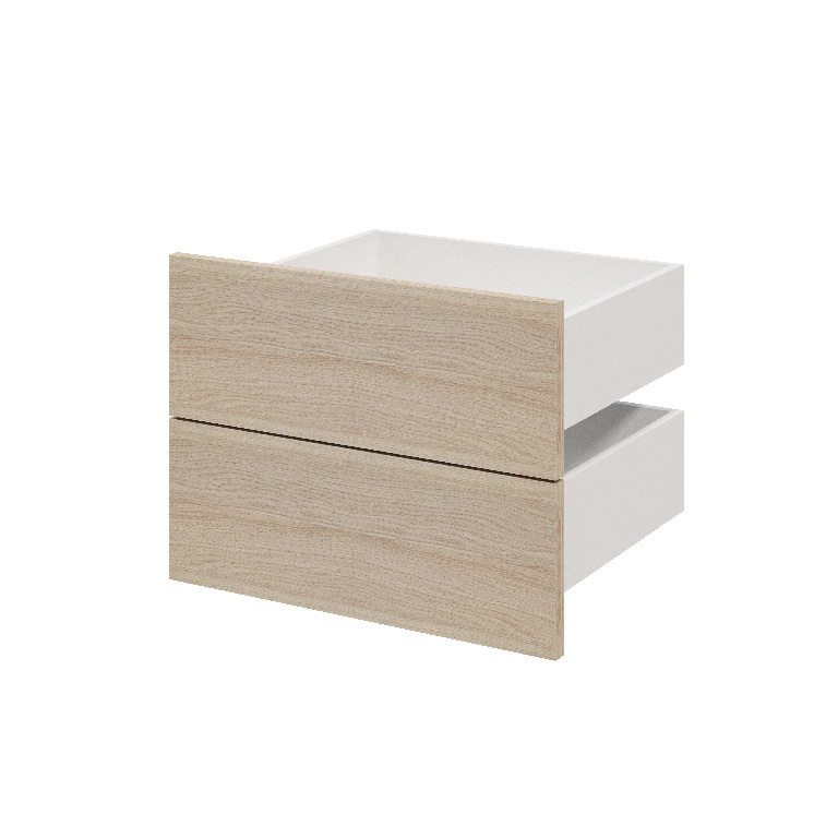 Sertar exterior, 45 x 50 cm stejar  2 bucati  GoodHome Atomia