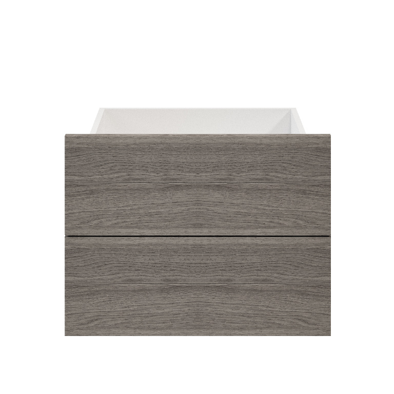 Sertar exterior, 45 x 50 cm Gri stejar 2 bucati GoodHome Atomia