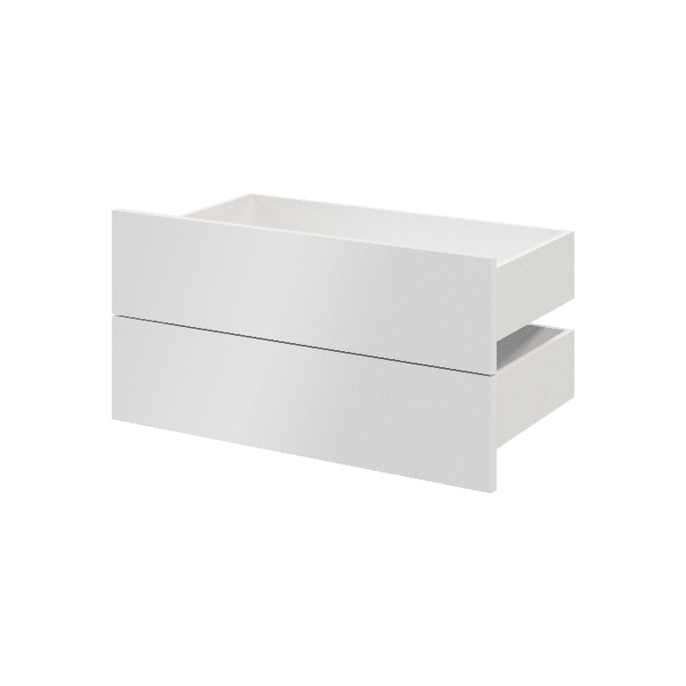 Sertar exterior, 45 x 75 cm, alb, set 2 bucati  GoodHome Atomia