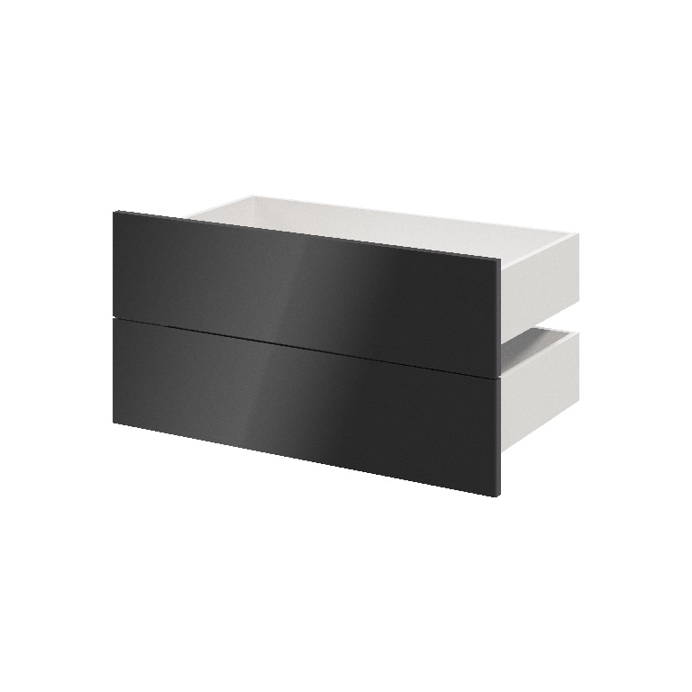 Sertar exterior, 45 x 75 cm, antracit, set 2 bucati  GoodHome Atomia