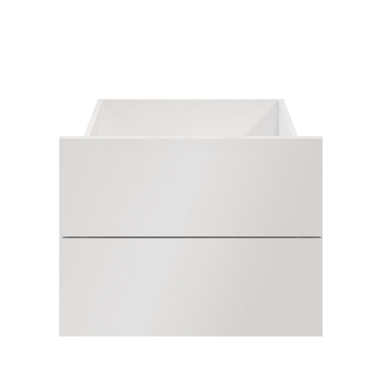 Sertar exterior, 58 x 50 cm, Alb set 2 bucati  GoodHome Atomia
