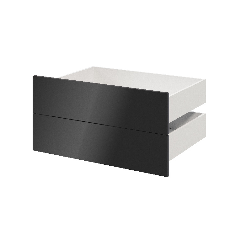 Sertar exterior, 58 x 75 cm Antracit set 2 bucati  GoodHome Atomia