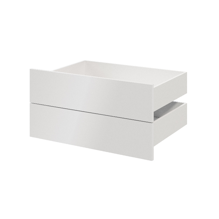 Sertar exterior, 58 x 75 cm, Alb set 2 bucati  GoodHome Atomia