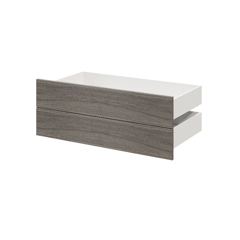 Sertar exterior, 58 x 100 cm Gri stejar 2 bucati  GoodHome Atomia