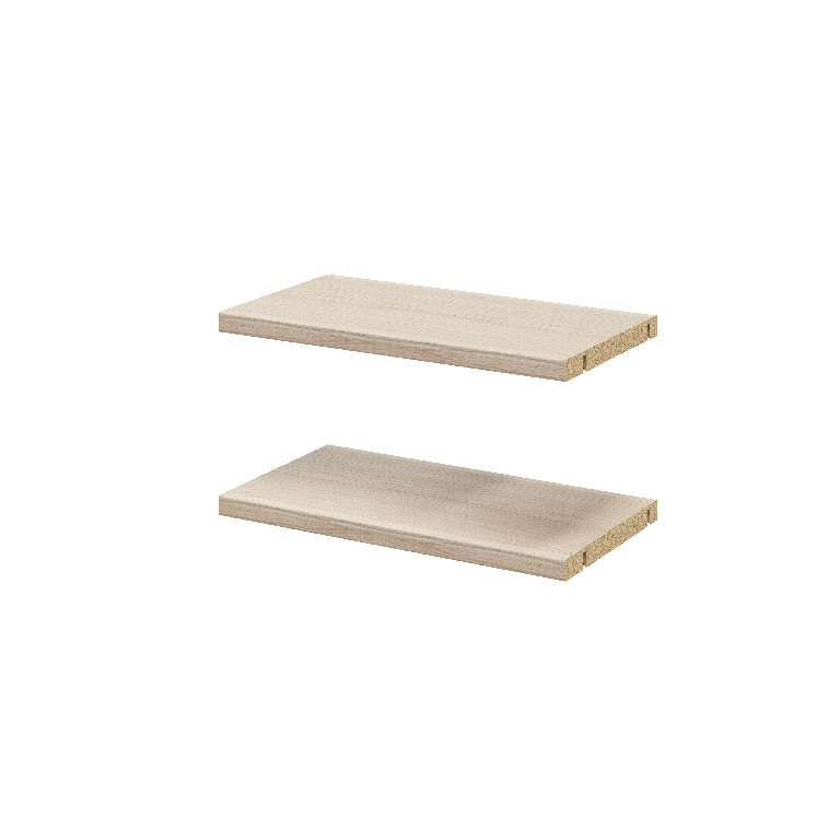 Pachet 2 rafturi, stejar, 37 x 20 cm  GoodHome Atomia