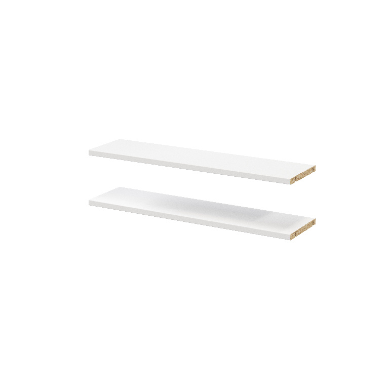 Pachet 2 rafturi, alb, 75 x 20 cm  GoodHome Atomia