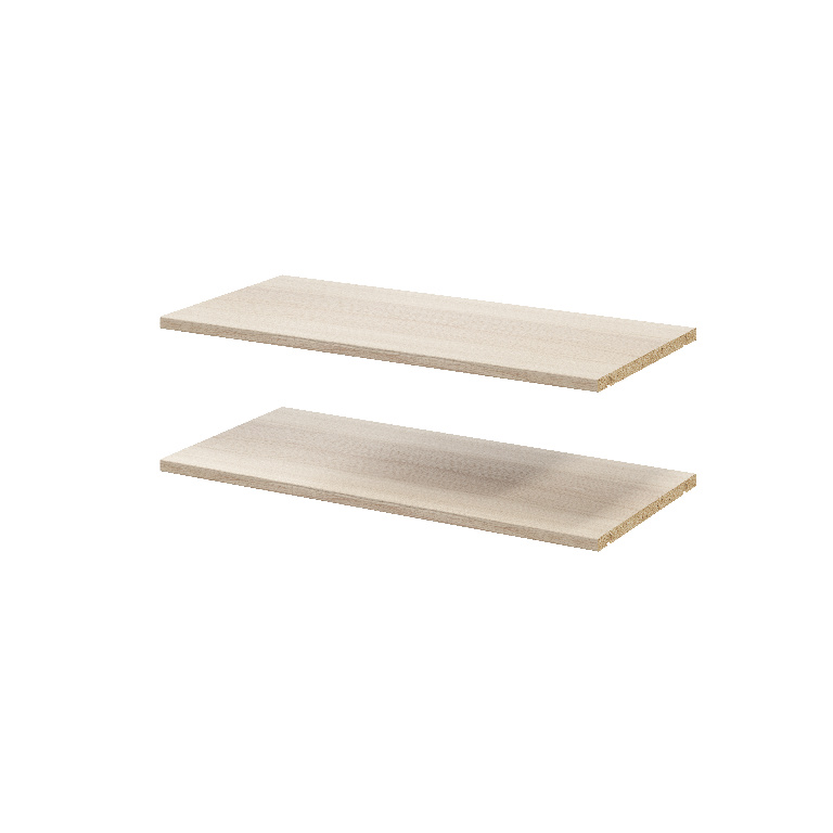 Pachet 2 rafturi, stejar, 75 x 35 cm  GoodHome Atomia