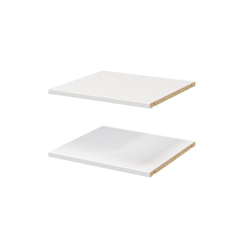 Pachet 2 rafturi, alb, 50 x 45 cm  GoodHome Atomia