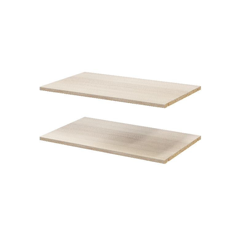 Pachet 2 rafturi, stejar, 75 x 45 cm  GoodHome Atomia