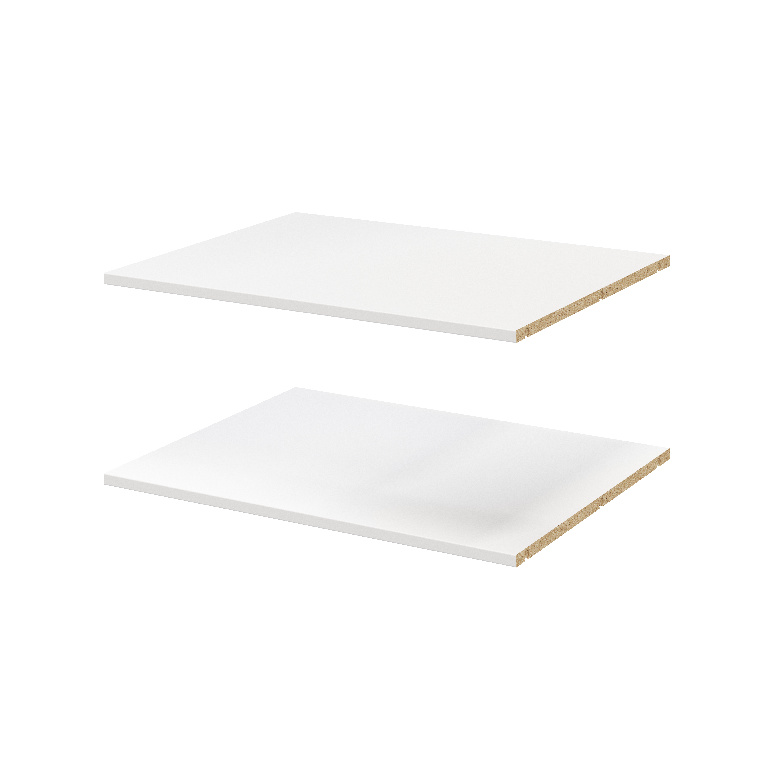 Pachet 2 rafturi, alb, 75 x 58 cm  GoodHome Atomia