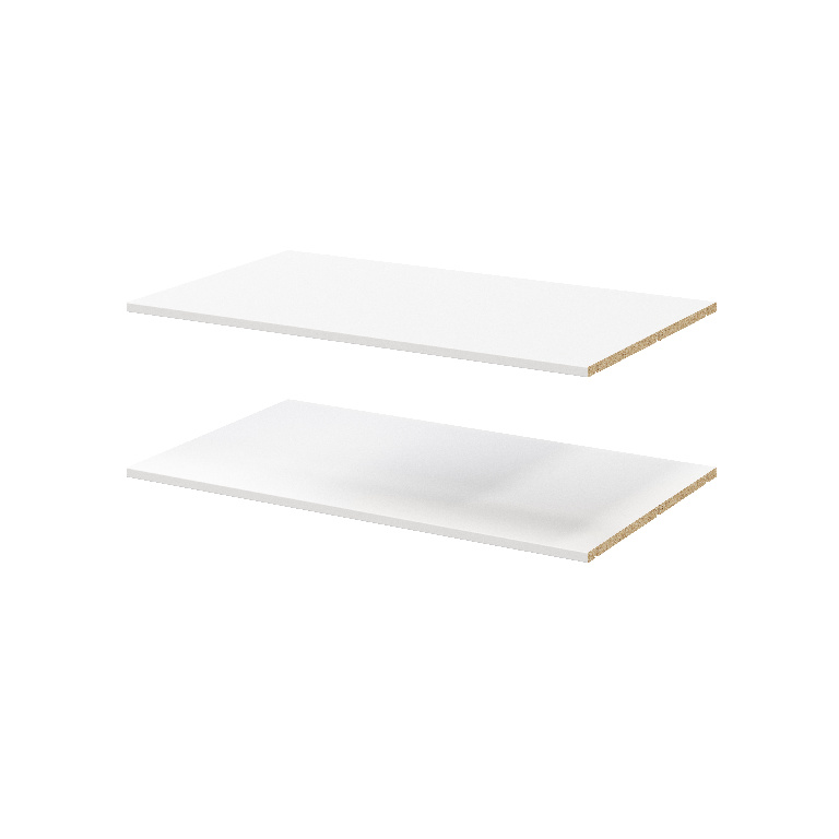 Pachet 2 rafturi, alb, 100 x 58 cm  GoodHome Atomia