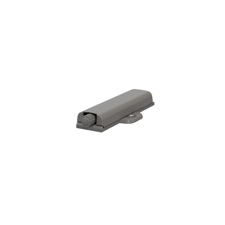 Sistem deschidere push-pull pentru usi GOODHOME Atomia, 12 x 4.5 x 1 cm, plastic si otel, gri, 2 buc