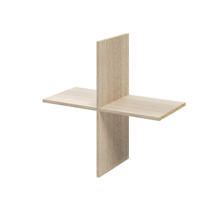 Rafturi stejar, 75 x 75 cm  GoodHome Atomia