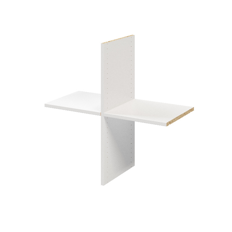 Rafturi alb, 75 x 75 cm  GoodHome Atomia