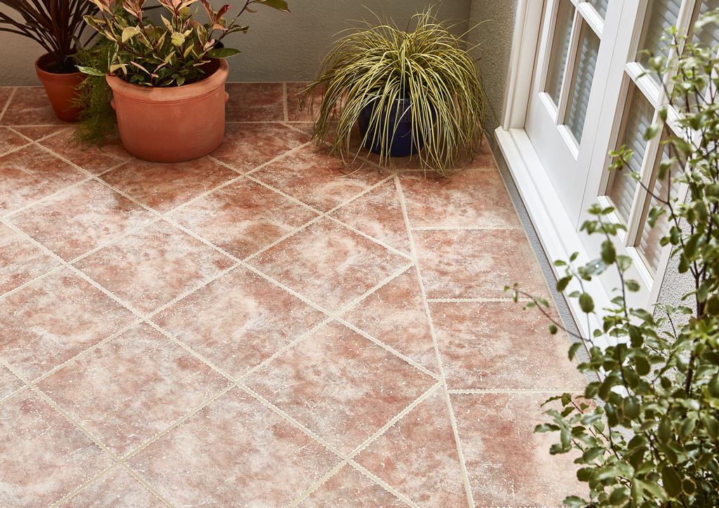 Gresie Exterior, Maro, Portelanata, 33 x 33 cm, suprafata 1,663 mp Terracotta