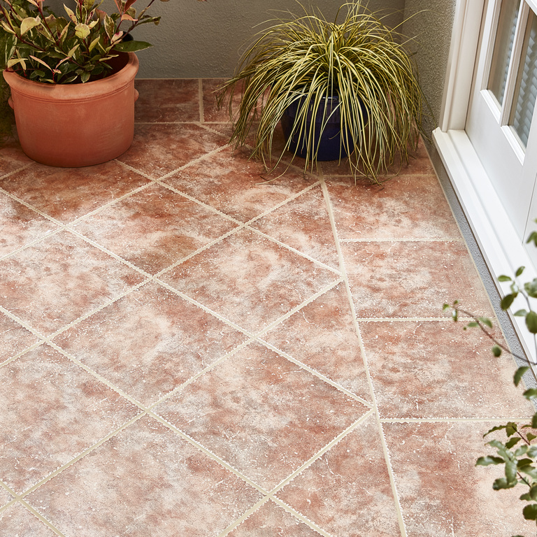 Gresie Exterior, Maro, Portelanata, 33 x 33 cm, suprafata 1,663 mp Terracotta
