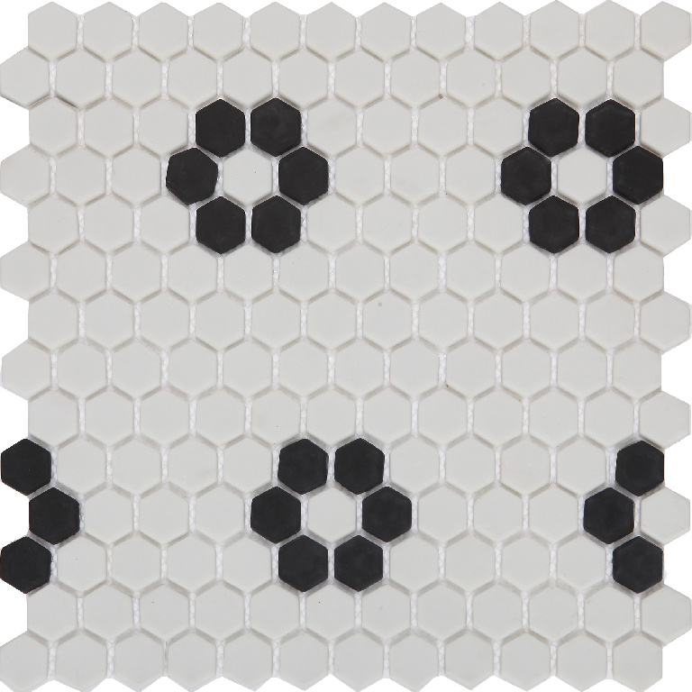 Mozaic interior, negru, sticla, patrat, 30 x 30 cm x 4 mm  GoodHome Glina
