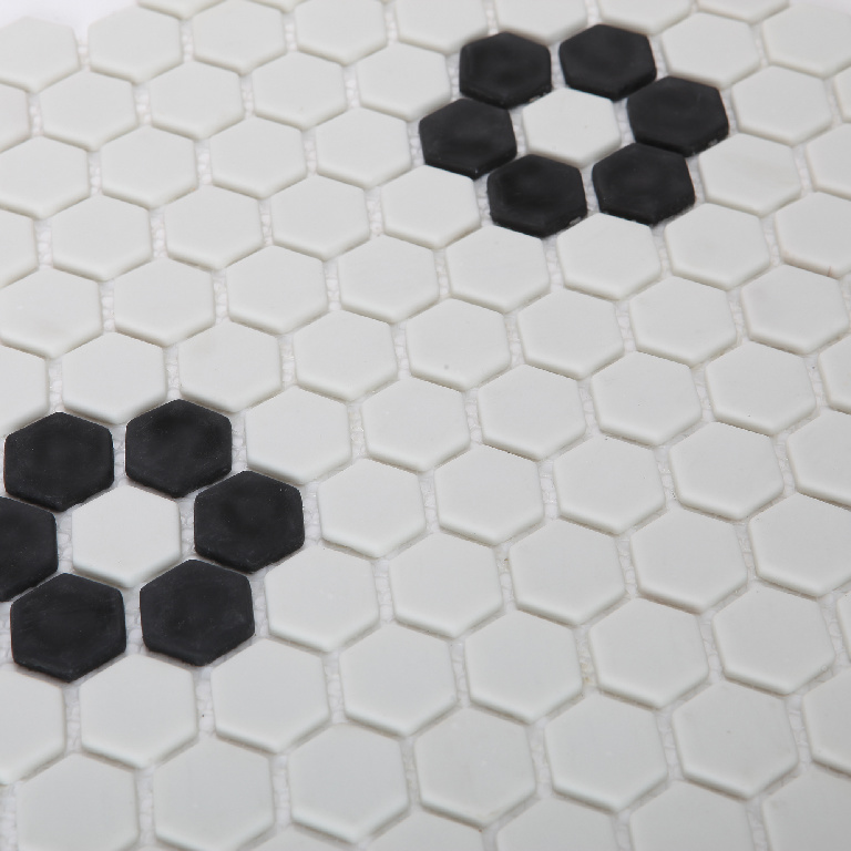 Mozaic interior, negru, sticla, patrat, 30 x 30 cm x 4 mm  GoodHome Glina