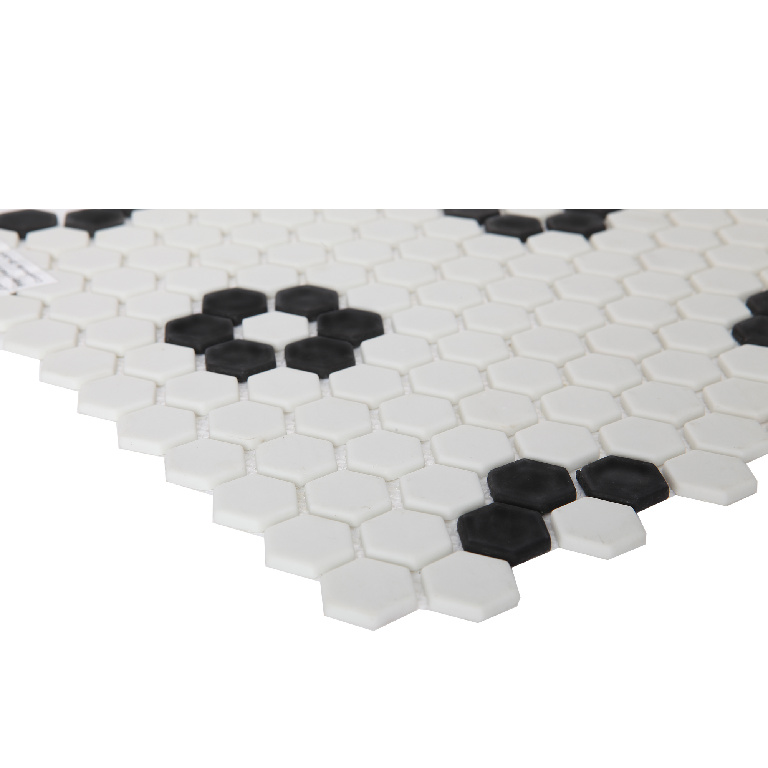 Mozaic interior, negru, sticla, patrat, 30 x 30 cm x 4 mm  GoodHome Glina