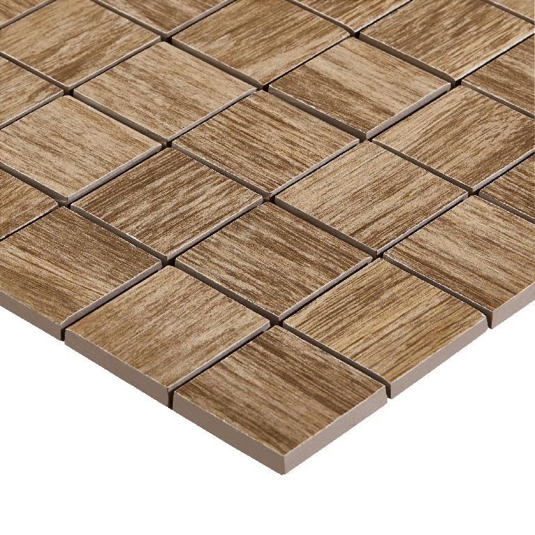 Mozaic ceramic decorativ GoodHome Wychwood, 30x30 cm, maro
