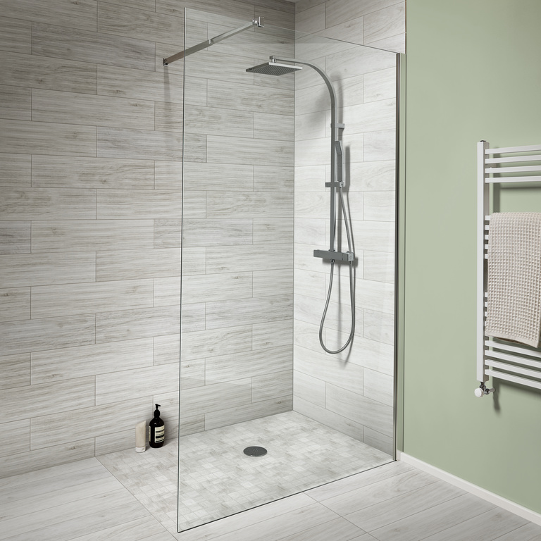 Faianta interior, alb, 60 x 15 x 0.85 cm, 0.99 mp  GoodHome Wychwood
