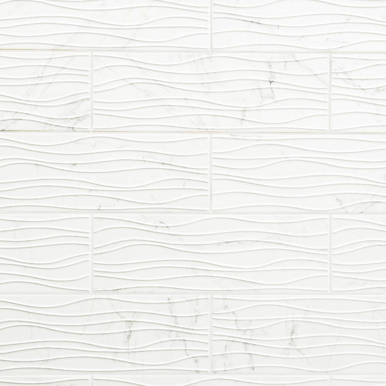 Faianta interior, alb, 60 x 20 x 0.88 cm, 1.08 mp, lucios  GoodHome Marble