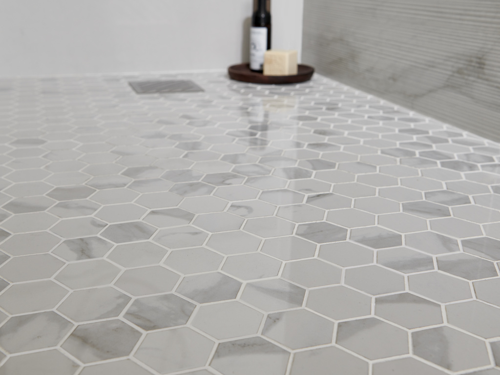 Mozaic portelanat decorativ GoodHome Ultimate Marble, 30x30 cm, alb
