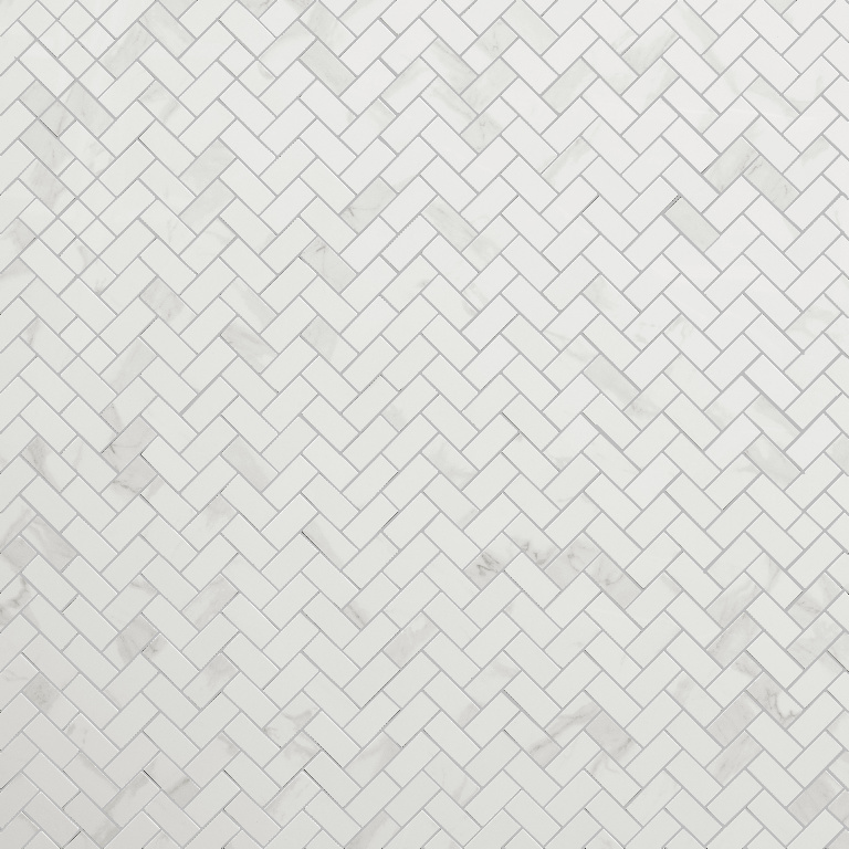 Mozaic portelanat decorativ GoodHome Ultimate Marble, 30x30 cm, alb