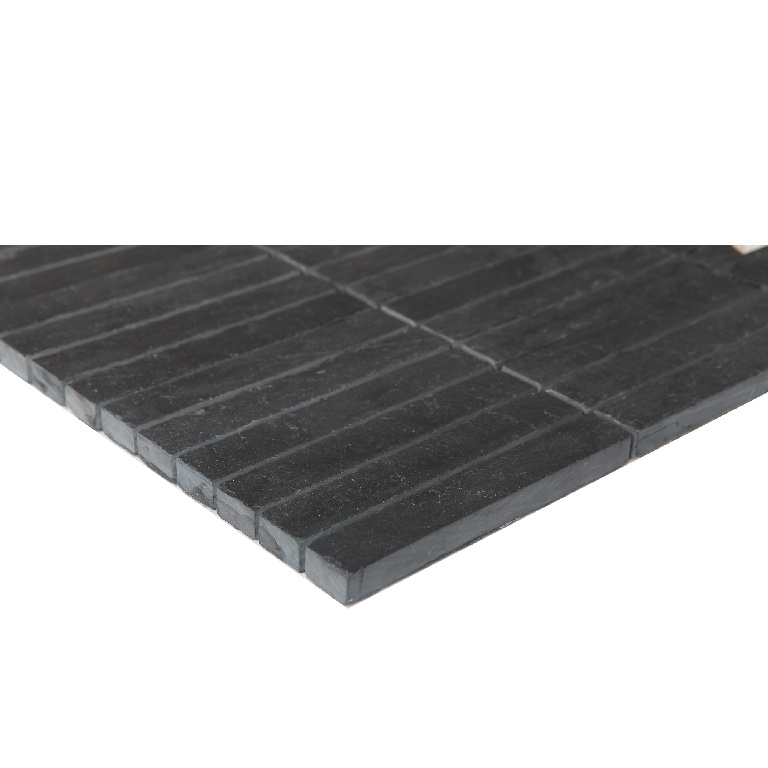 Mozaic interior, antracit, piatra naturala, patrat, 30.4 x 30.3 cm x 10 mm GoodHome Slate