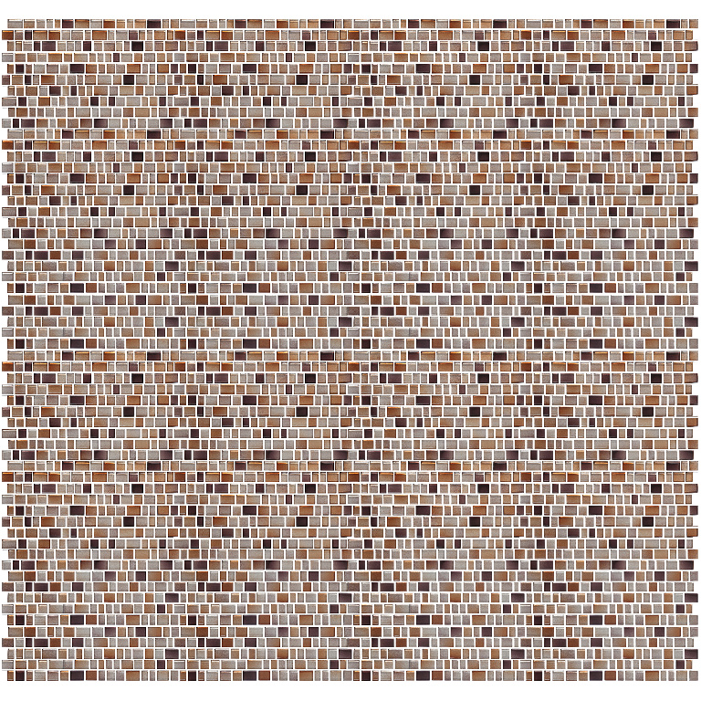 Mozaic interior GOODHOME Saphyr, sticla, 30.7 x 31.3 cm, maro