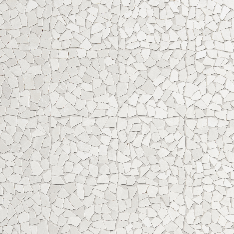 Mozaic ceramic decorativ GoodHome Bohai, 31.5x31.5 cm, gri deschis