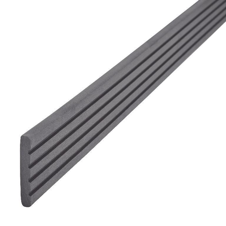Profil de finisare GOODHOME Neva, compozit, 220 x 5.2 cm, gri antracit