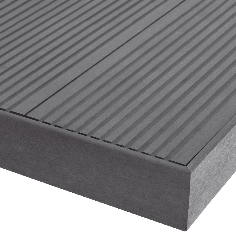 Profil de finisare GOODHOME Neva, compozit, 220 x 5.2 cm, gri antracit