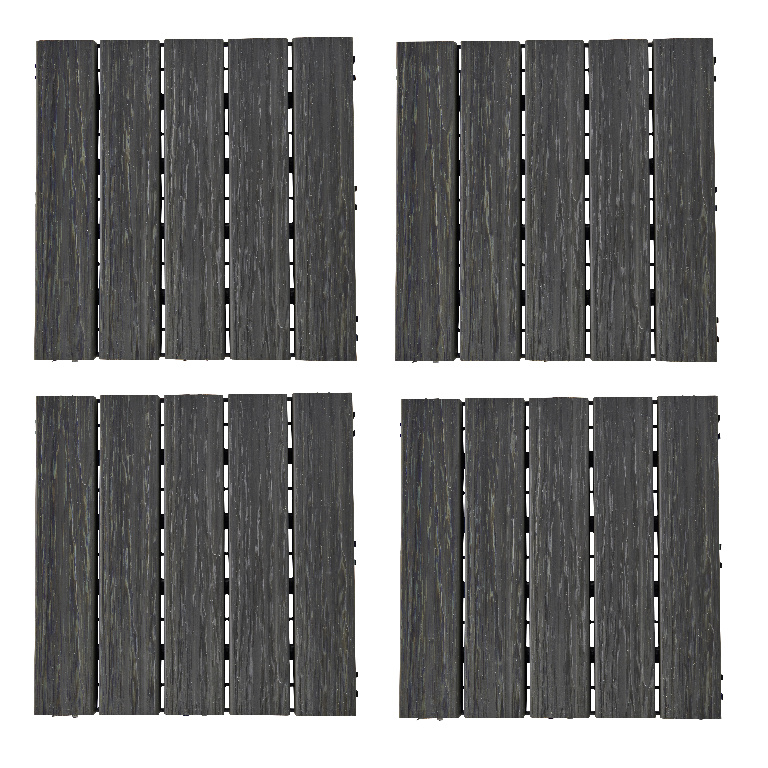  Pavaj GOODHOME, 30 x 30 x 3.5 cm, compozit, gri, 4 buc, 0.36 mp