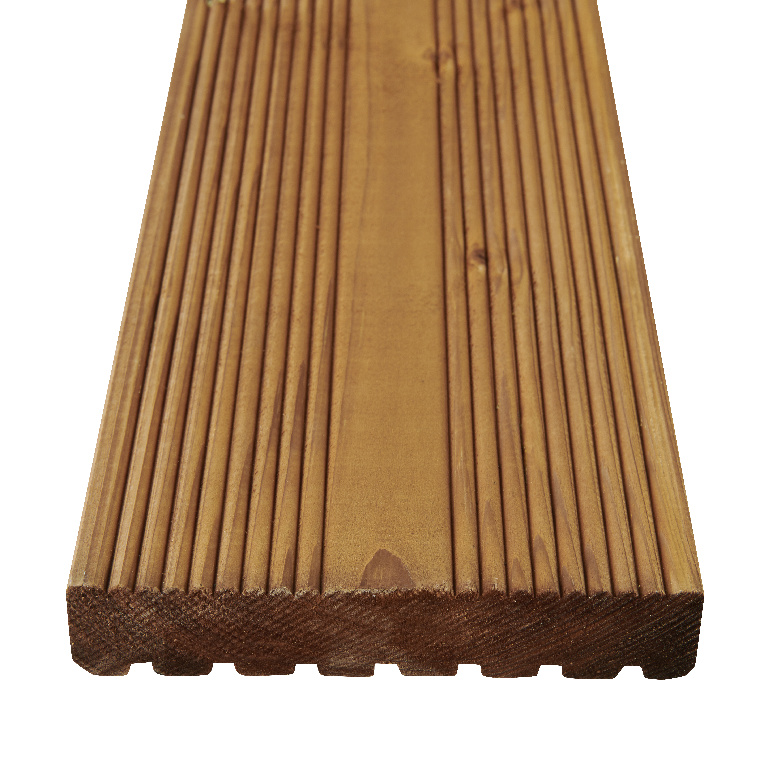 Dusumea pentru terasa GOODHOME, 240 x 14.4 x 2.7 cm, acoperire 0.35 mp, lemn de pin, maro