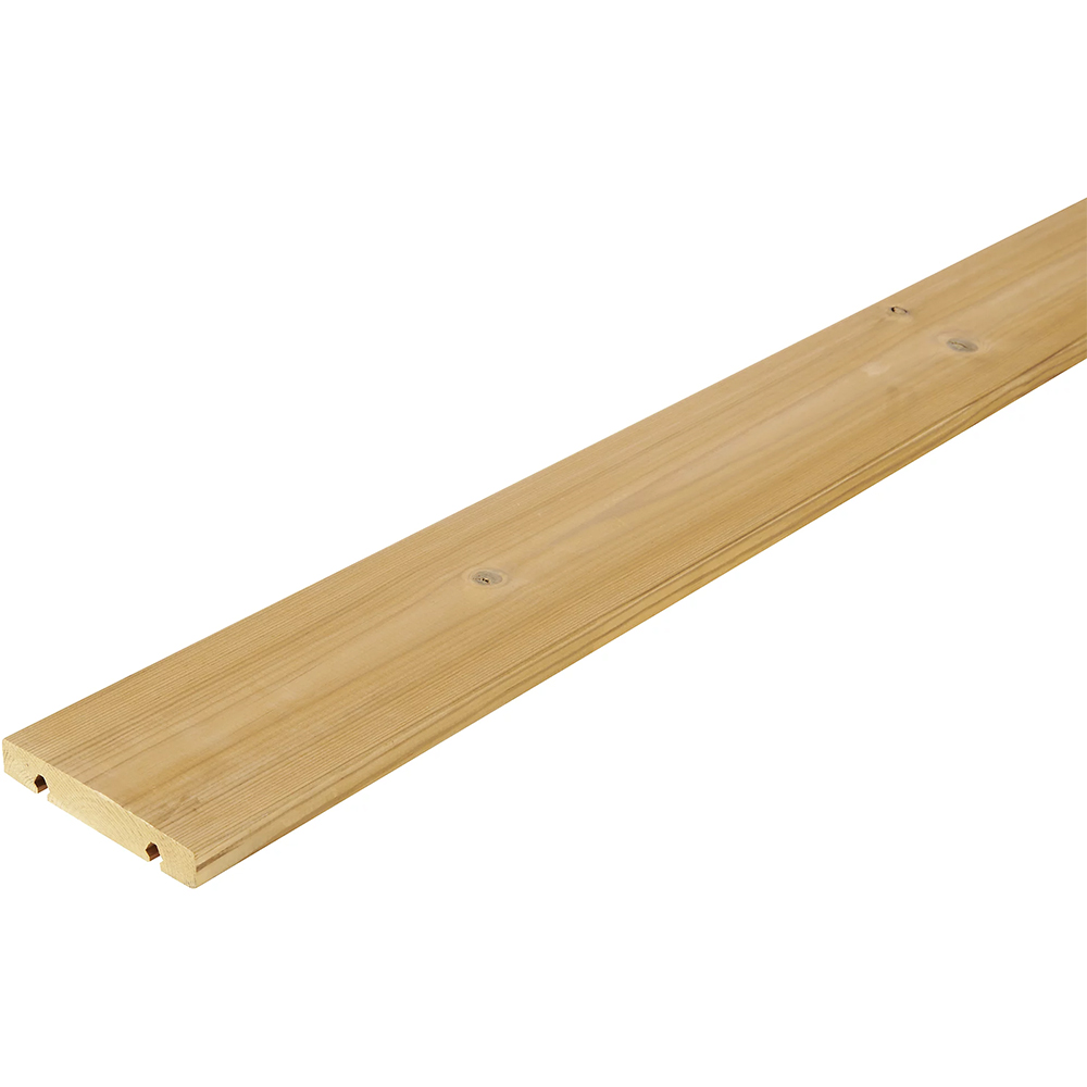 Placa terasa GOODHOME Areto, 200 x 11.8 x 2.1 cm, lemn pin, maro