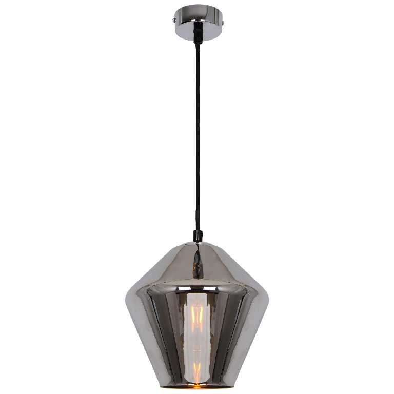 Lustra tip pendul, Transparent, 28 W, 1 x E27  GoodHome Flachee