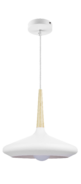 Lustra tip pendul, Alb, 42 W, 1 x E27  GoodHome Arraqis
