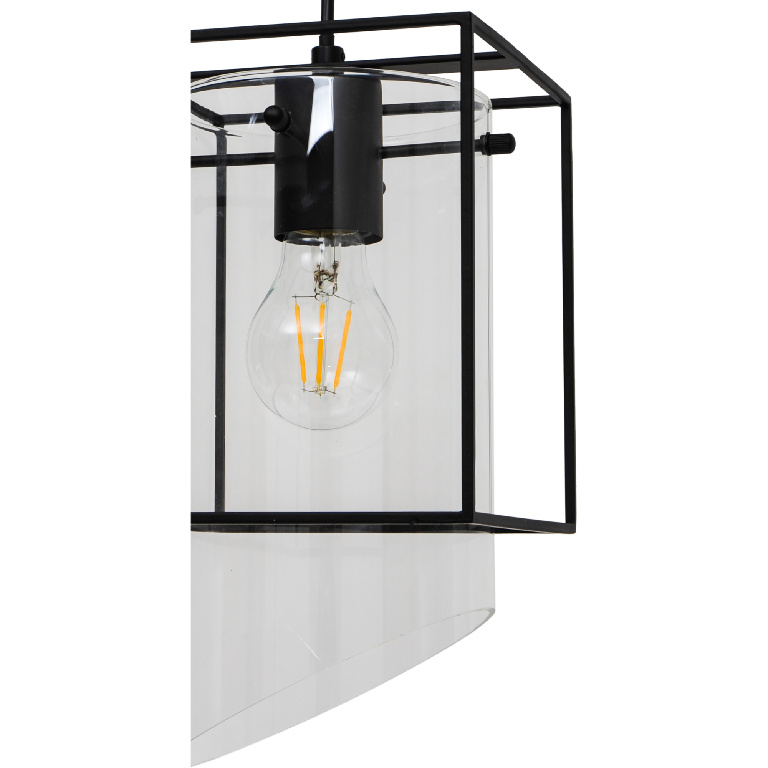 Lustra tip pendul, Negru, 42 W, 1 x E27 GoodHome Daluiz