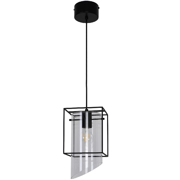 Lustra tip pendul, Negru, 42 W, 1 x E27 GoodHome Daluiz