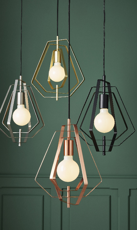 Pendul, negru, 1 x 42 W GoodHome Nedoki