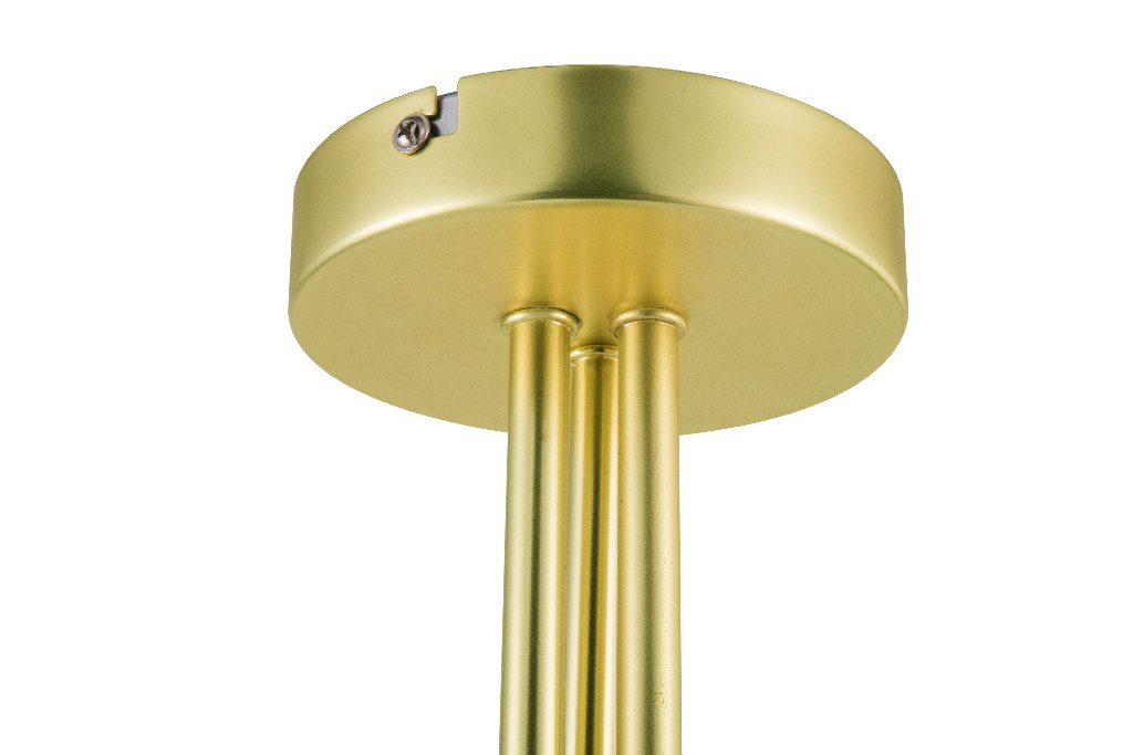 Lustra tip pendul, Auriu, 10 W, 3 x E14  GoodHome Baldaz