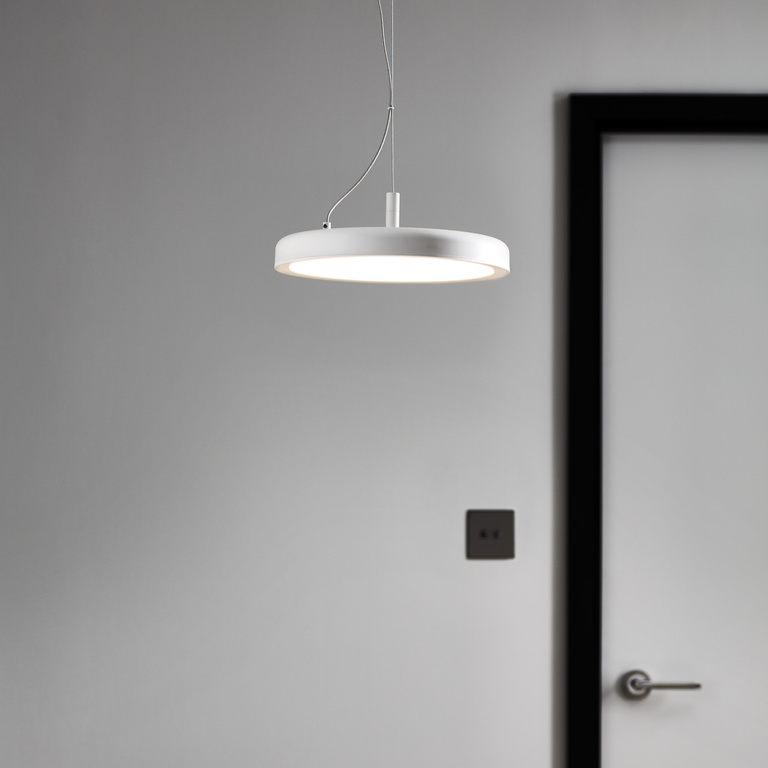Lustra LED GoodHome Azagny, 20W, 1300lm, 3000K, alb