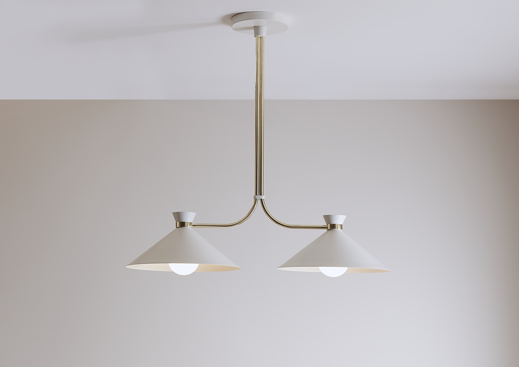 Pendul, crem, 2 x 28 W  GoodHome Apennin