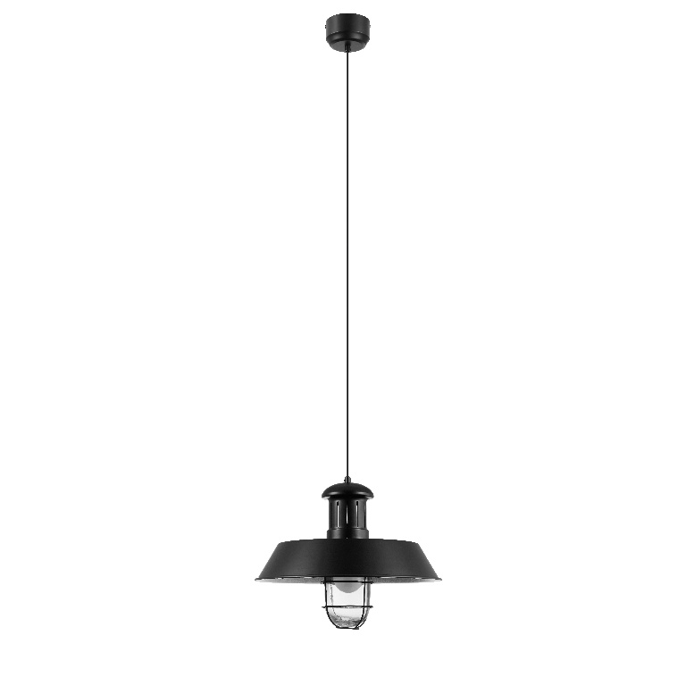 Lustra tip pendul, Negru, 40 W, 1 x E27 GoodHome Genly