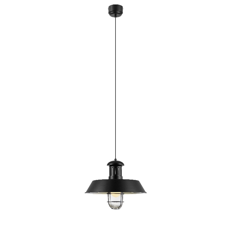 Lustra tip pendul, Negru, 40 W, 1 x E27 GoodHome Genly