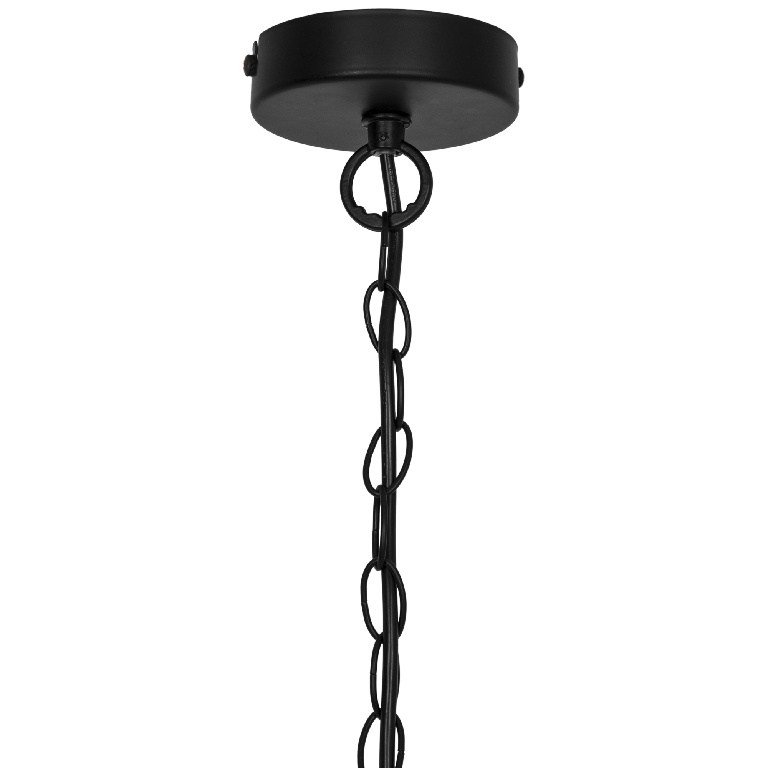 Candelabru, Negru, 28 W, 8 x E14  GoodHome Mashatu