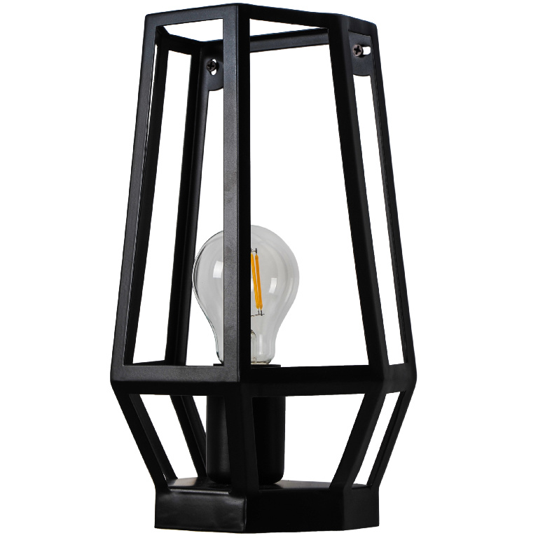 Aplica incandescenta GOODHOME Nantan, 10W, E27, IP20, negru