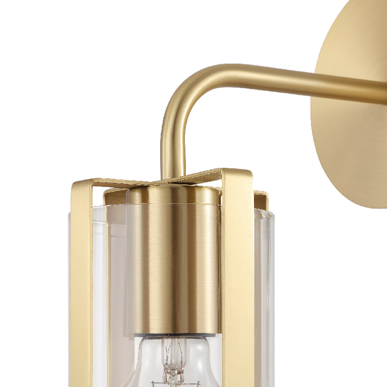 Aplica incandescent GOODHOME Saiph, 60W, E27, IP20, auriu