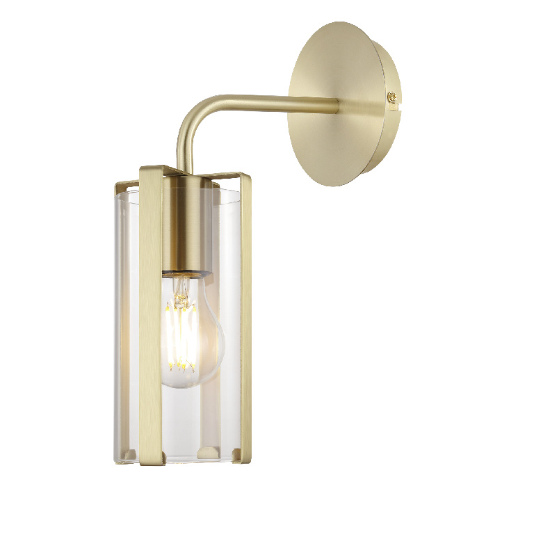 Aplica incandescent GOODHOME Saiph, 60W, E27, IP20, auriu